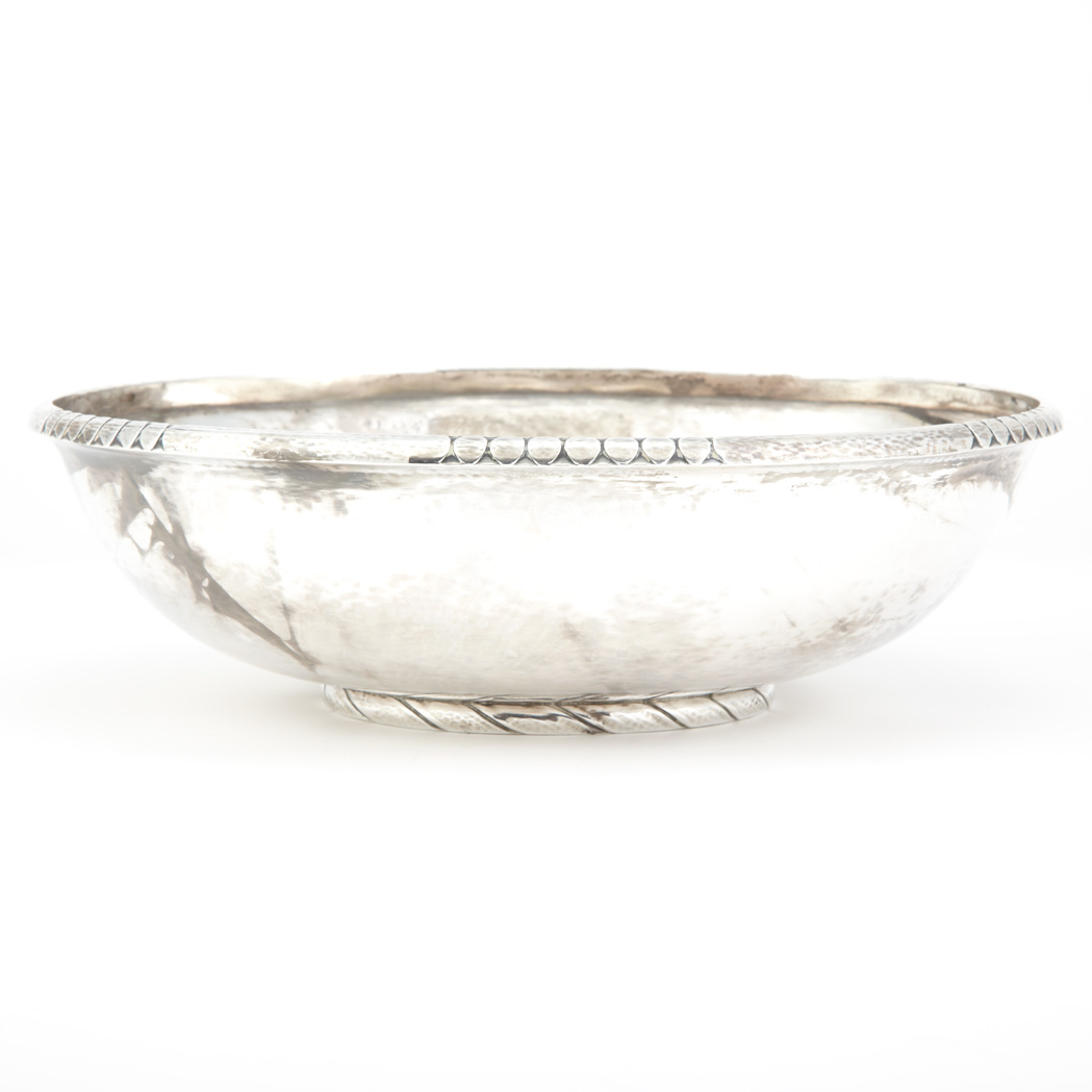 Appraisal: Georg Jensen Sterling Silver Bowl Of circular form Diameter inches