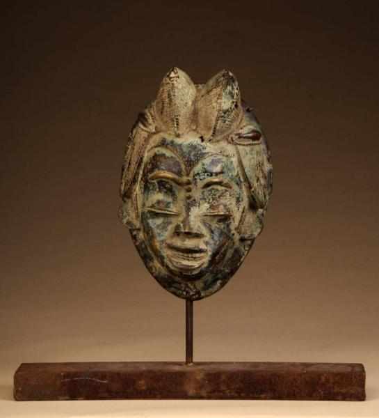 Appraisal: Central African Bamoun Royal Mask Description From Cameroon Made of