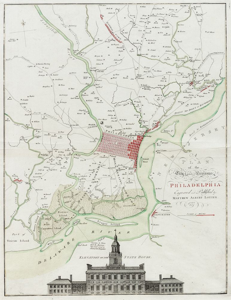 Appraisal: LOTTER Matthias Albrecht - Plan of the City and Environs