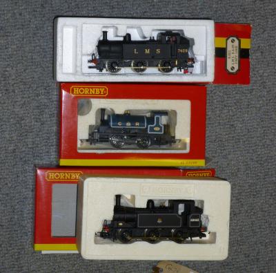 Appraisal: Three Hornby locomotives comprising L M S Jinty Tank -