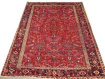 Appraisal: Heriz early th century This rug is wool pile on