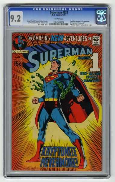 Appraisal: Superman CGC D C Comics Denny O'Neil and E Nelson