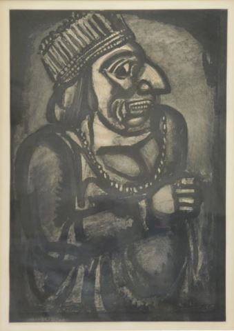 Appraisal: ROUAULT Georges Aquatint and Drypoint We ThinkOurselves Kings Plate VII