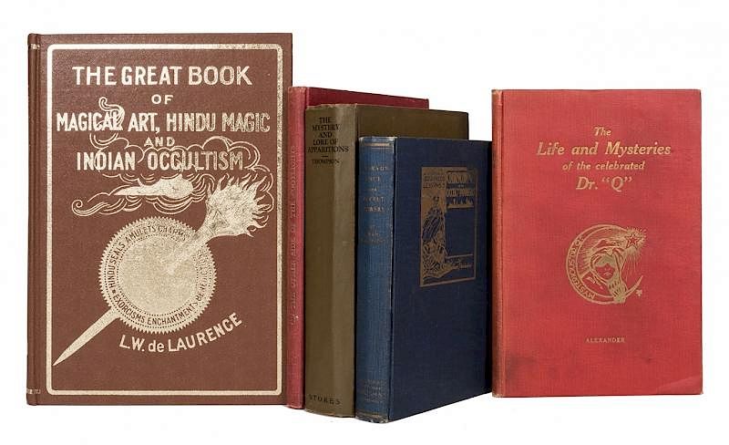 Appraisal: Five Books Related to the Occult and Spiritualism Five Books