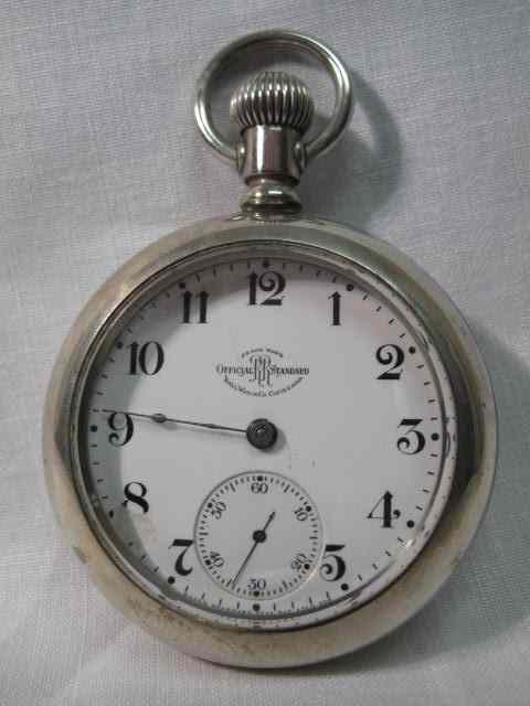 Appraisal: Size pocket watch with Official RR Standard Ball Watch Co