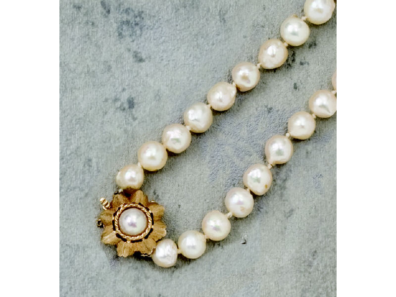 Appraisal: BAROQUE PEARLS mm- mm baroque pearls with good luster with