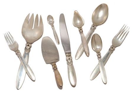 Appraisal: Georg Jensen Sterling Silver Flatware Service T w a Set