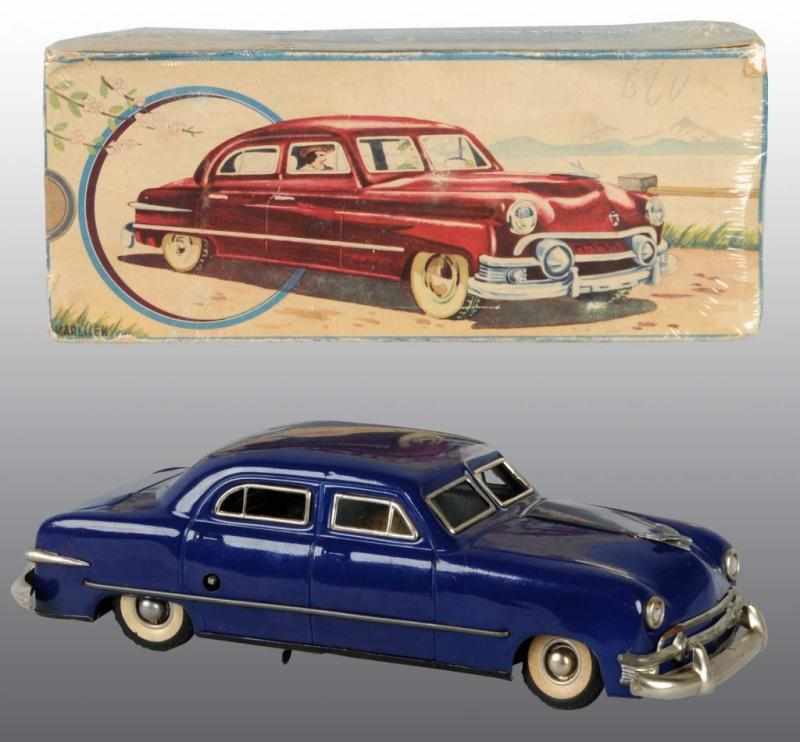 Appraisal: Tin Guntherman Ford Automobile Wind-Up Toy Description German Working Marked