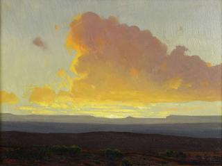 Appraisal: Painting James Swinnerton James Swinnerton American - Desert Sunrise oil