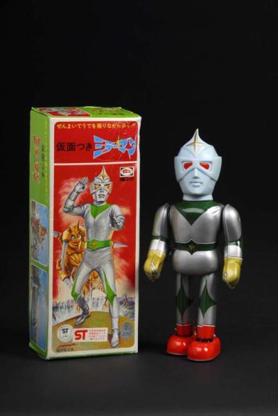 Appraisal: Mirror Man Toy Description Japanese Made by Bullmark Working When