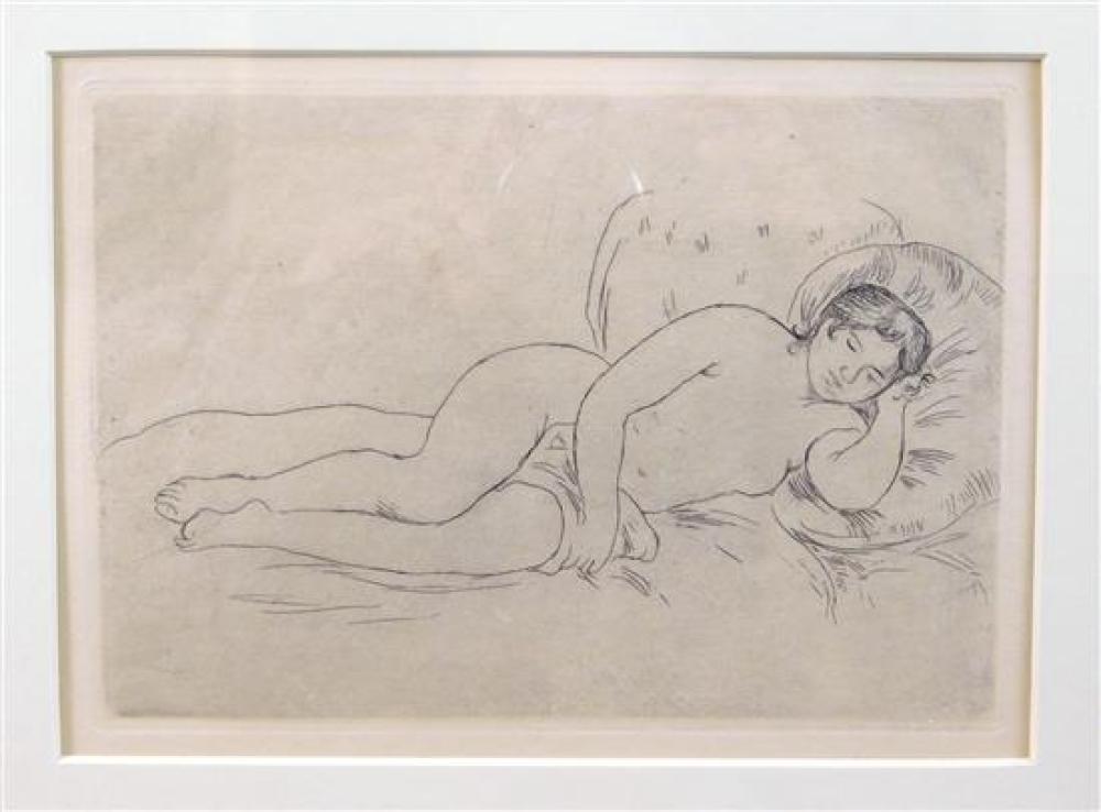 Appraisal: Pierre Auguste Renoir French - etching on laid paper Catalogue