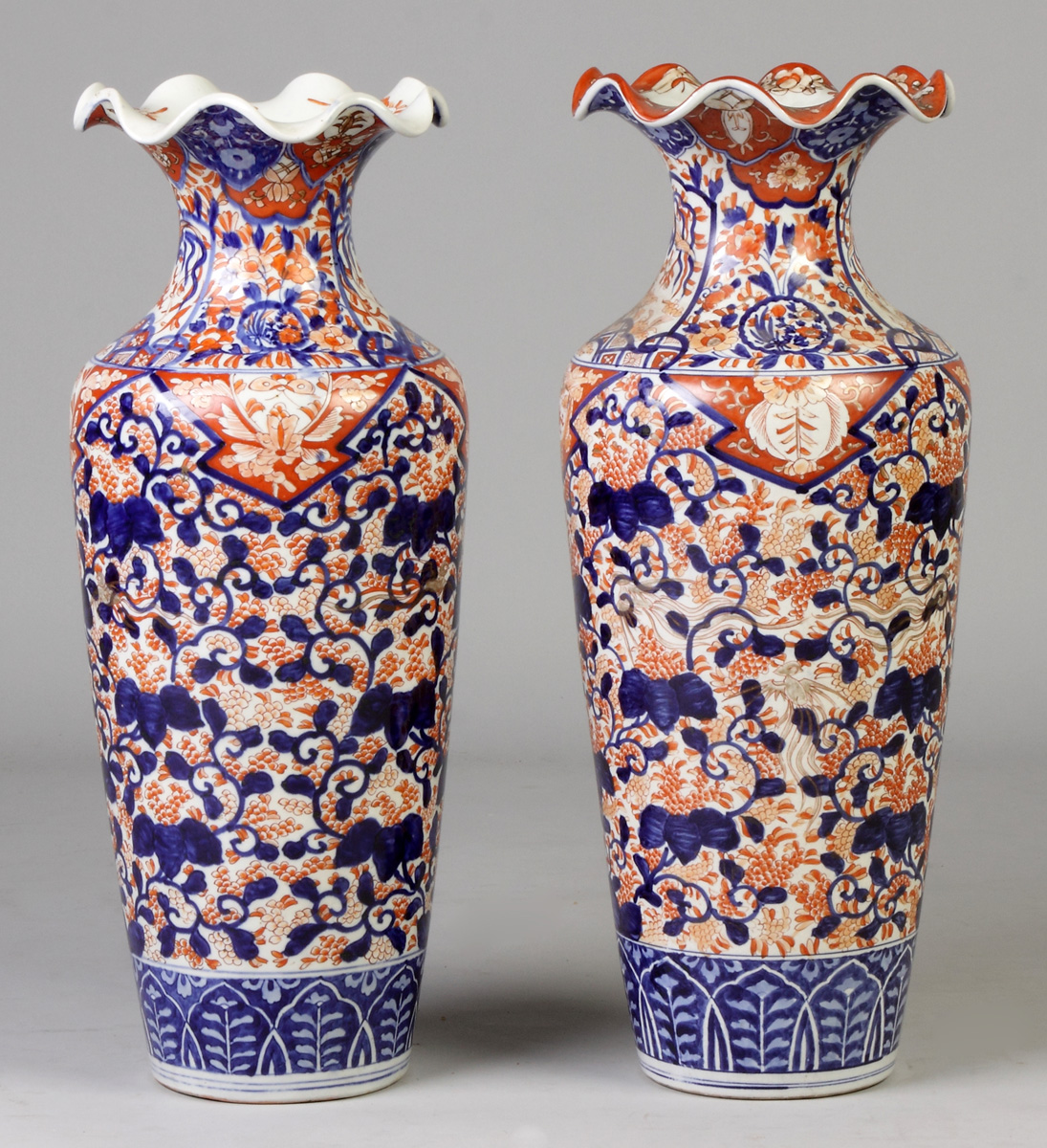 Appraisal: Two Imari Porcelain Vases C