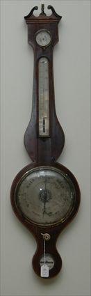 Appraisal: Canadian Inlaid Mahogany Banjo Clock I Tadeo Montreal