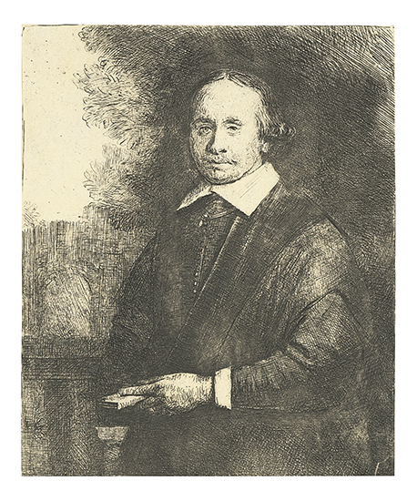 Appraisal: REMBRANDT VAN RIJN Jan Antonides van der Linden Physician Etching