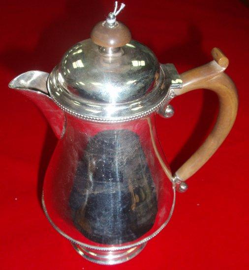 Appraisal: Additional LotA silver hot water jug H C D Birmingham