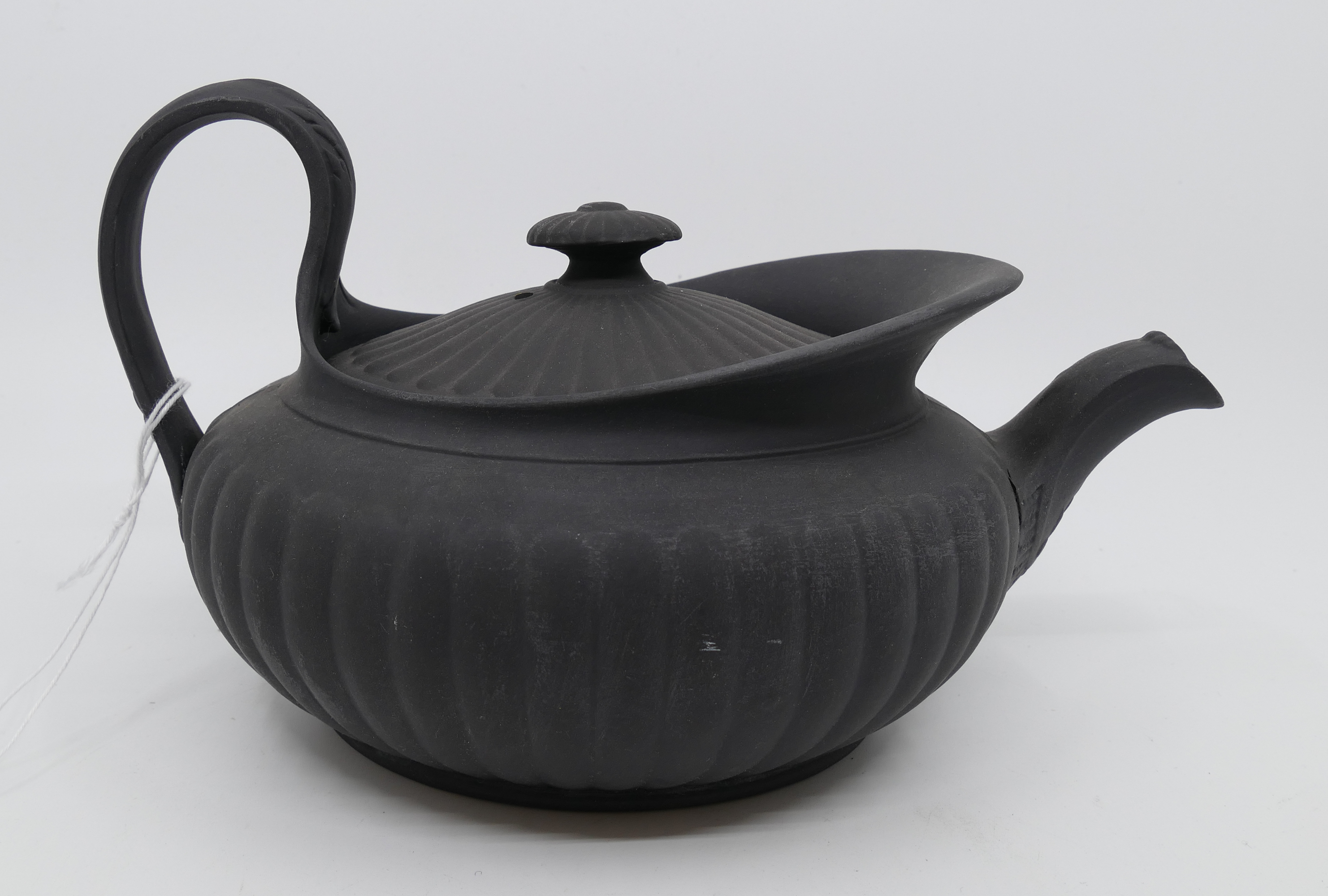 Appraisal: Wedgwood Basalt Ware Teapot Stamped 'Z' and Made in England