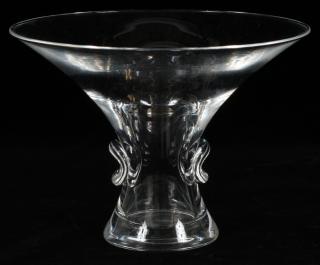 Appraisal: STEUBEN CRYSTAL VASE STEUBEN CRYSTAL VASE H Signed