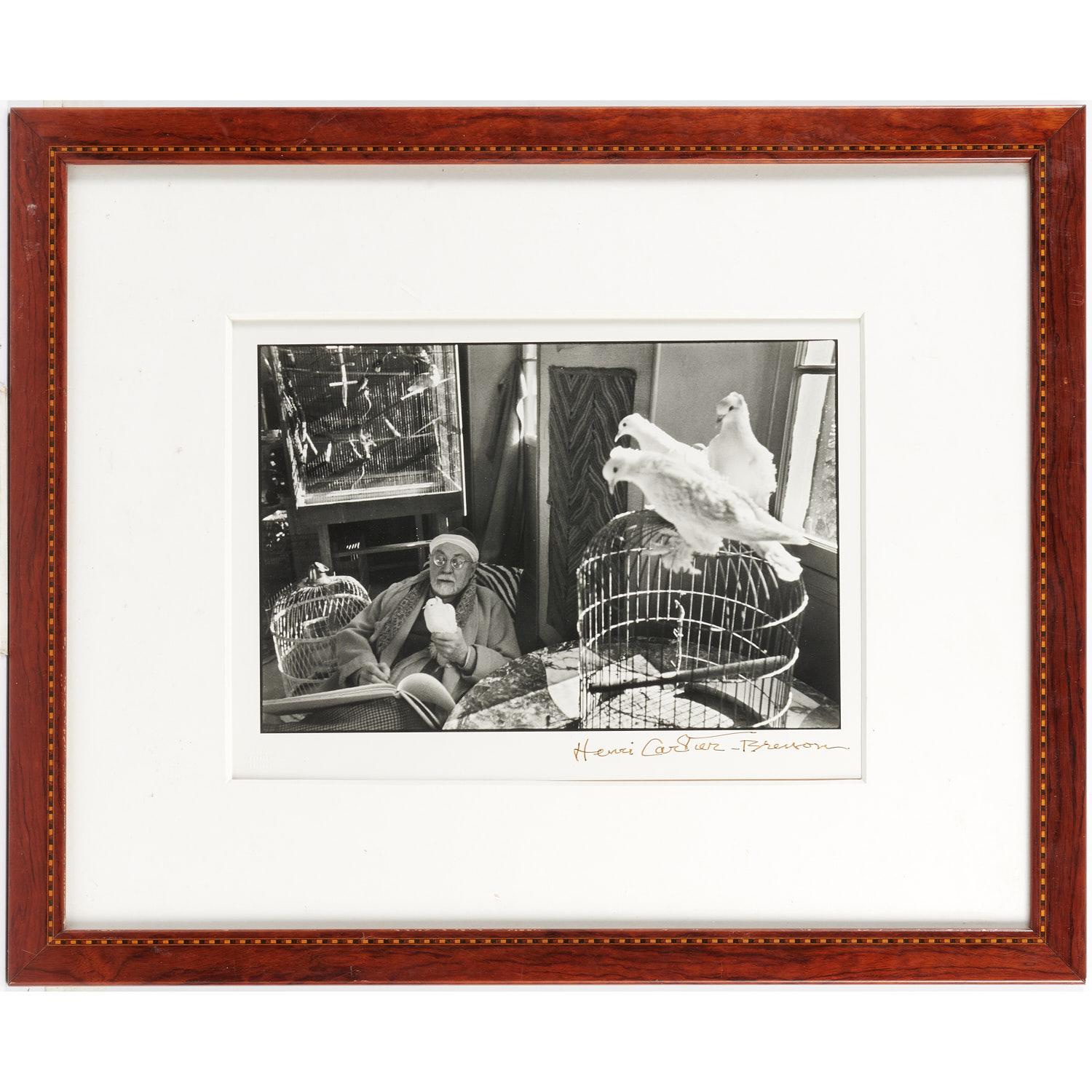 Appraisal: HENRI CARTIER-BRESSON HENRI MATISSE Henri Cartier-Bresson French - gelatin silver