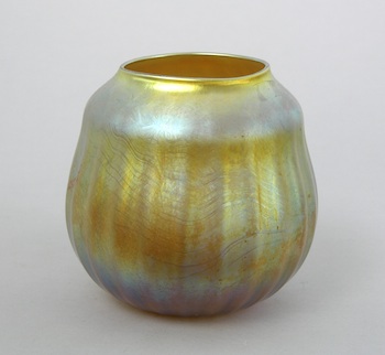 Appraisal: A Tiffany Favrille Art Glass Vase A Tiffany Favrille art