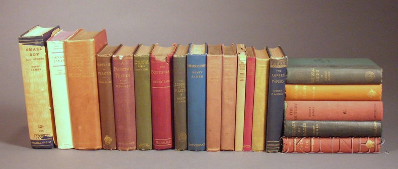 Appraisal: James Henry - Eighteen first edition titles including The Golden