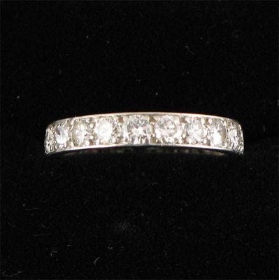 Appraisal: A diamond full circle eternity ring the brilliant cut diamonds