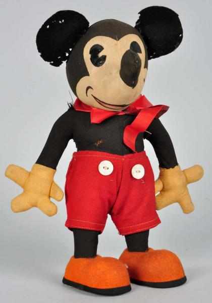 Appraisal: Knickerbocker Disney Mickey Mouse Stuffed Doll Description Stuffed with straw