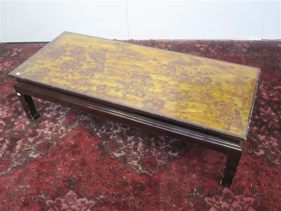 Appraisal: COCKTAIL TABLE A th C Chinese style rectangular low table