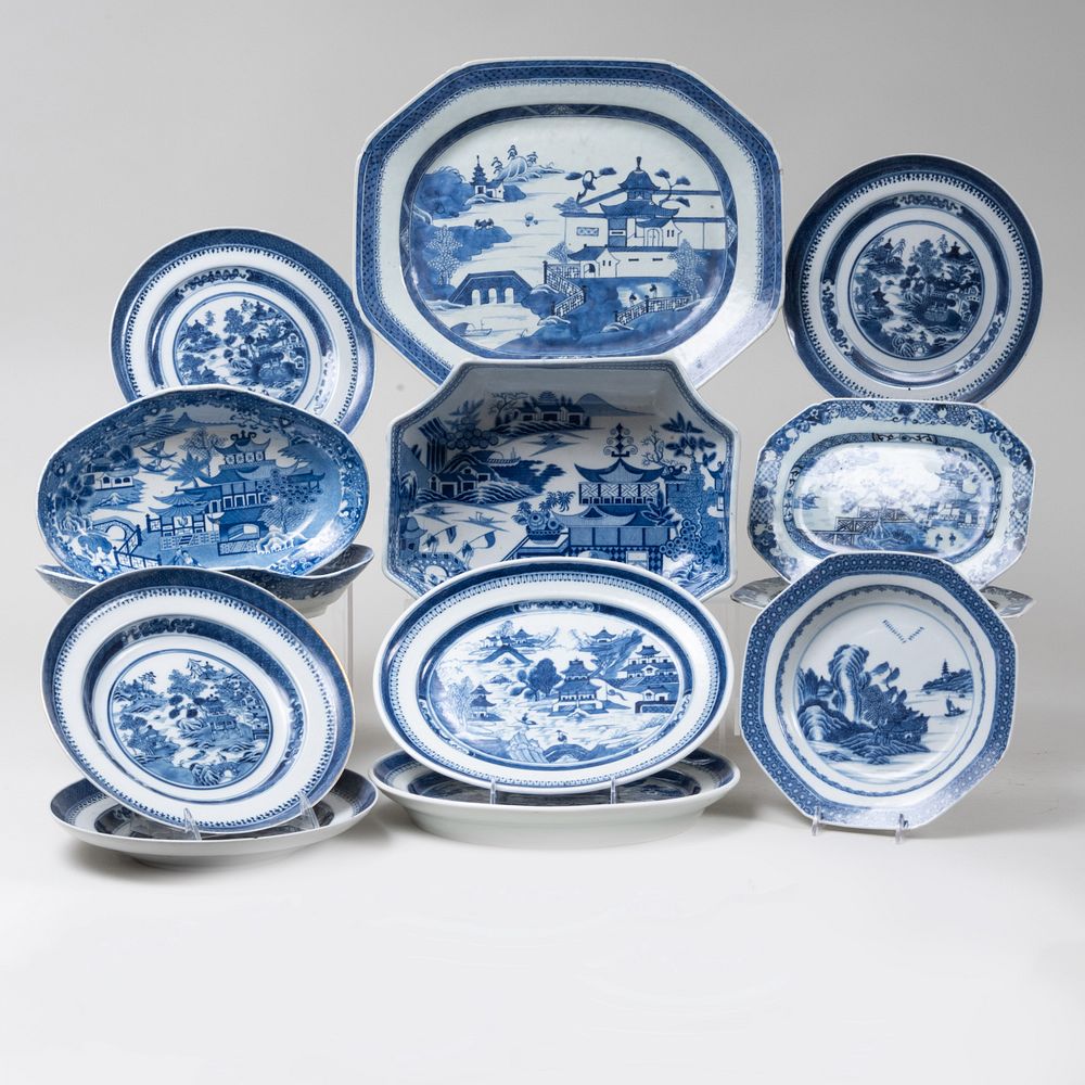 Appraisal: Assembled Chinese Export Porcelain Part Service and a Group of