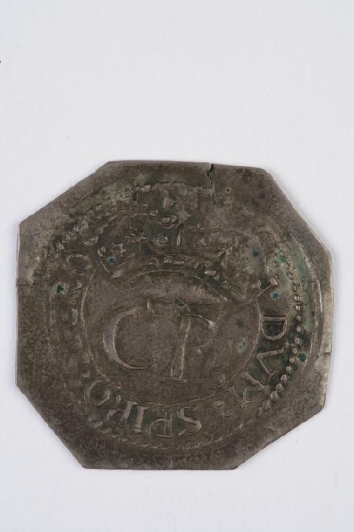 Appraisal: A CHARLES I - OCTAGONAL PONTEFRACT SIEGE PIECE SHILLING See