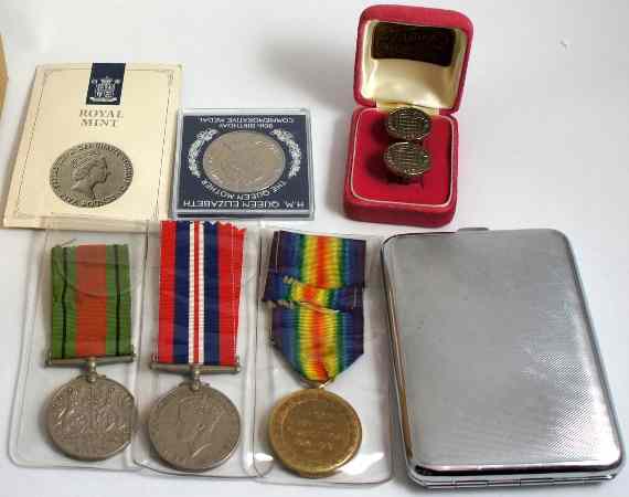 Appraisal: A collection of Commemorative Coins Second World War Medals including