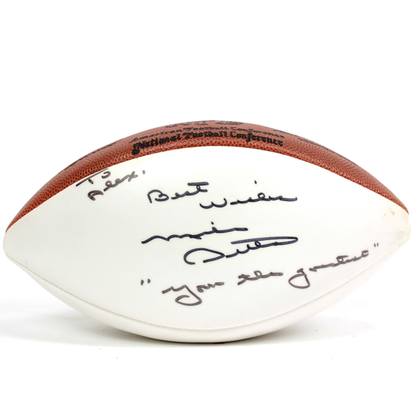 Appraisal: Mike Ditka signed football