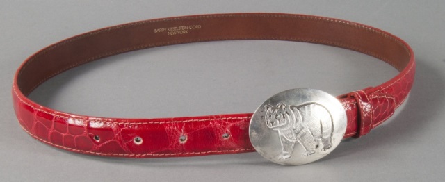 Appraisal: Barry Keiselstein-Cord Alligator BeltMarked Barry Kieselstein-Cord New York Genuine Alligator