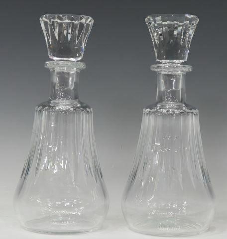 Appraisal: lot of French Baccarat Cote D'Azur decanters and stoppers bearing