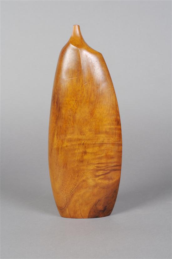 Appraisal: A Doug Ayers Carved and Shaped Hawaiian Koa Vase Height