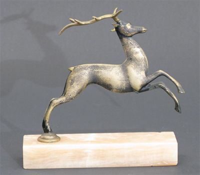 Appraisal: A Rena Rosenthal Austria bronze figure of a reindeer modelled