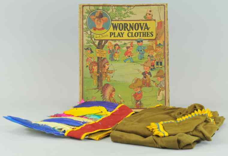 Appraisal: HOOT GIBSON WORNOVA PLAY CLOTHES SET Indian outfit in colorful