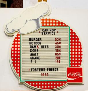 Appraisal: Vintage Coca Cola advertising sign Vintage Coca Cola advertising sign