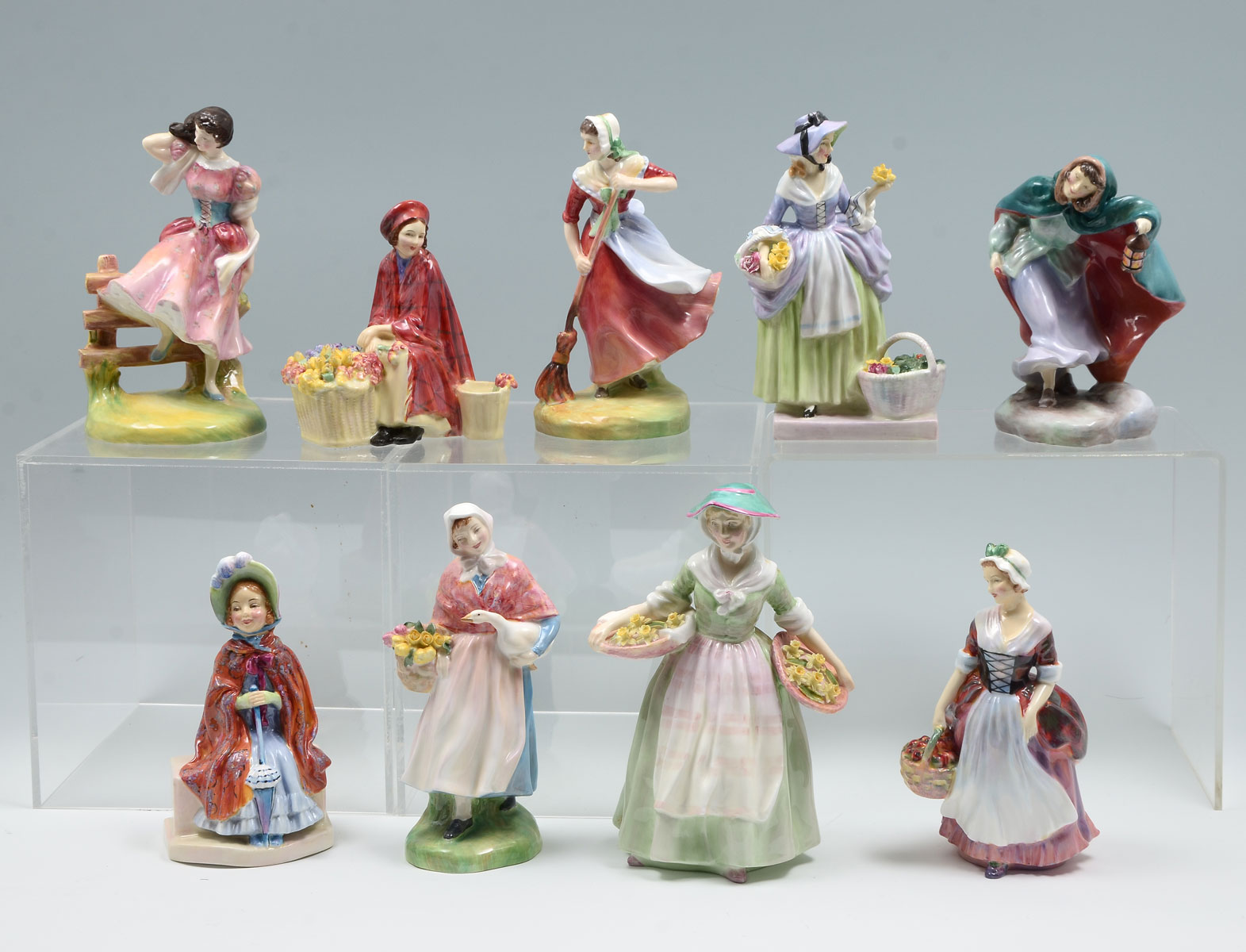 Appraisal: PC ROYAL DOULTON LADY FIGURES ''Summer'' HN Copr ''Bonnie Lassie''