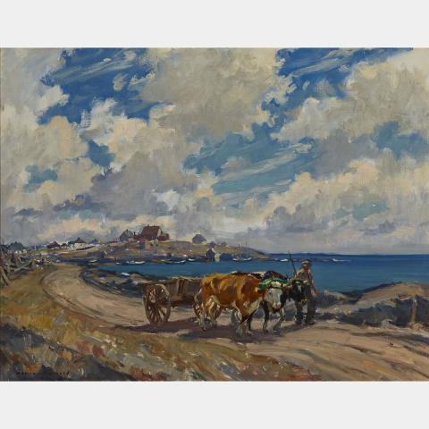 Appraisal: MANLY EDWARD MACDONALD R C A CAPE BRETON oil on