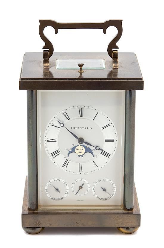 Appraisal: An American Carriage Clock Height x width x depth inches