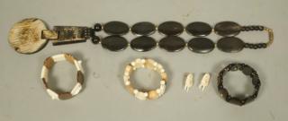 Appraisal: pc Vintage Jewelry Lot including Eskimo Pr carv pc Vintage