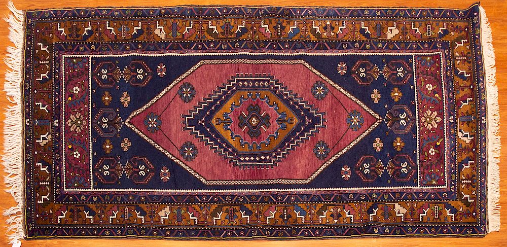 Appraisal: Turkish Yahyali Rug x hand knotted wool foundation Condition Appears