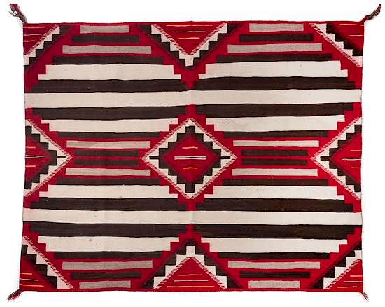 Appraisal: Navajo Third Phase Chief's Blanket Revival x inches Navajo Third