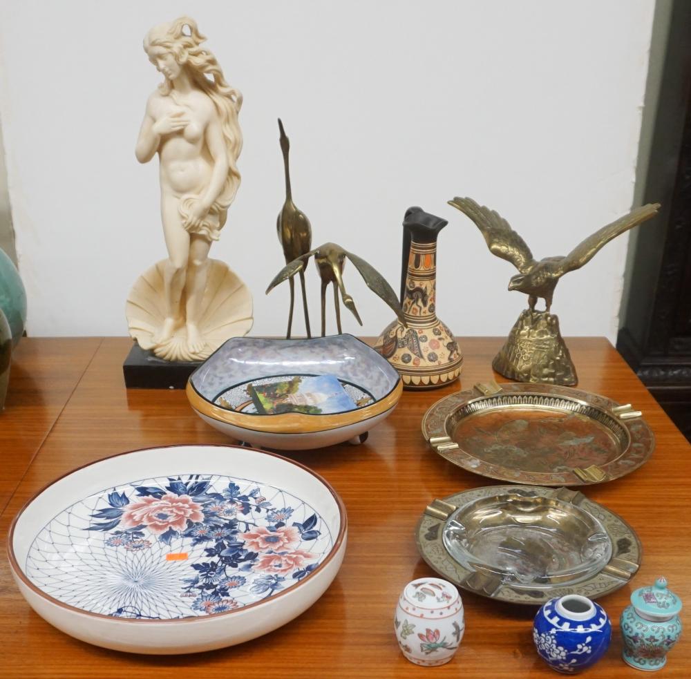 Appraisal: COLLECTION OF ASSORTED PORCELAIN METAL AND OTHER TABLE ARTICLESCollection of