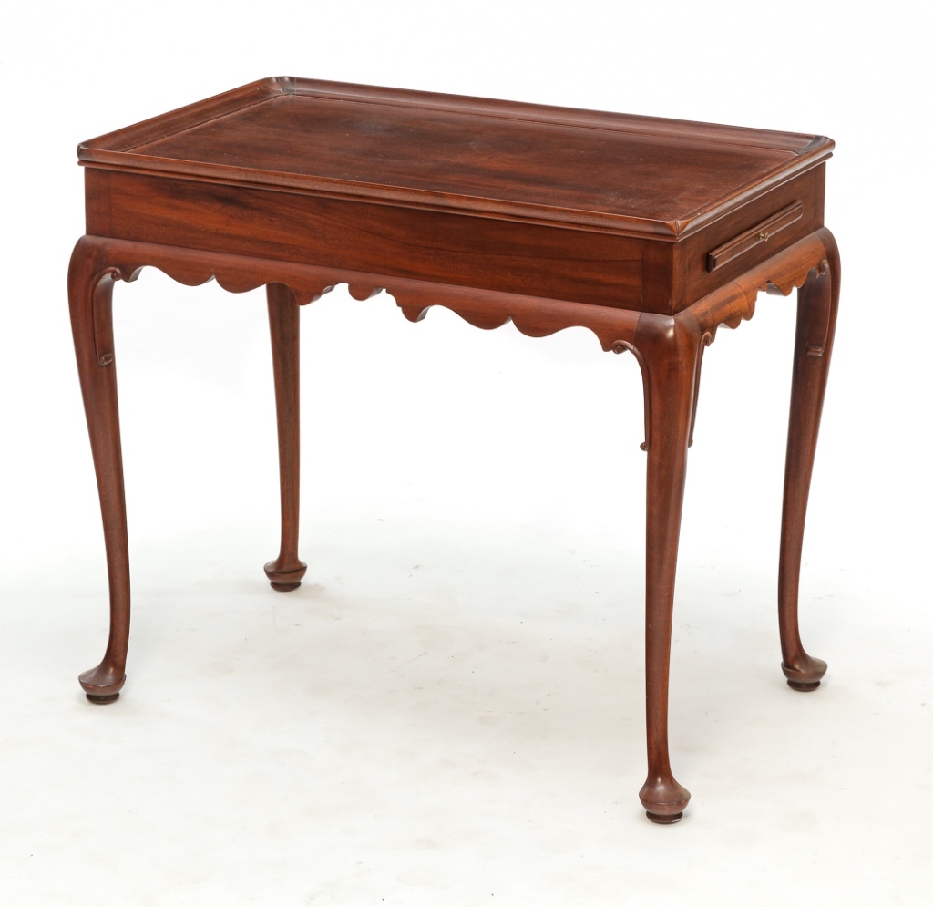 Appraisal: Second half th century mahogany Made for Williamsburg Restoration dish