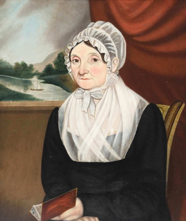 Appraisal: PORTRAIT OF A WOMAN American school nd quarter th century