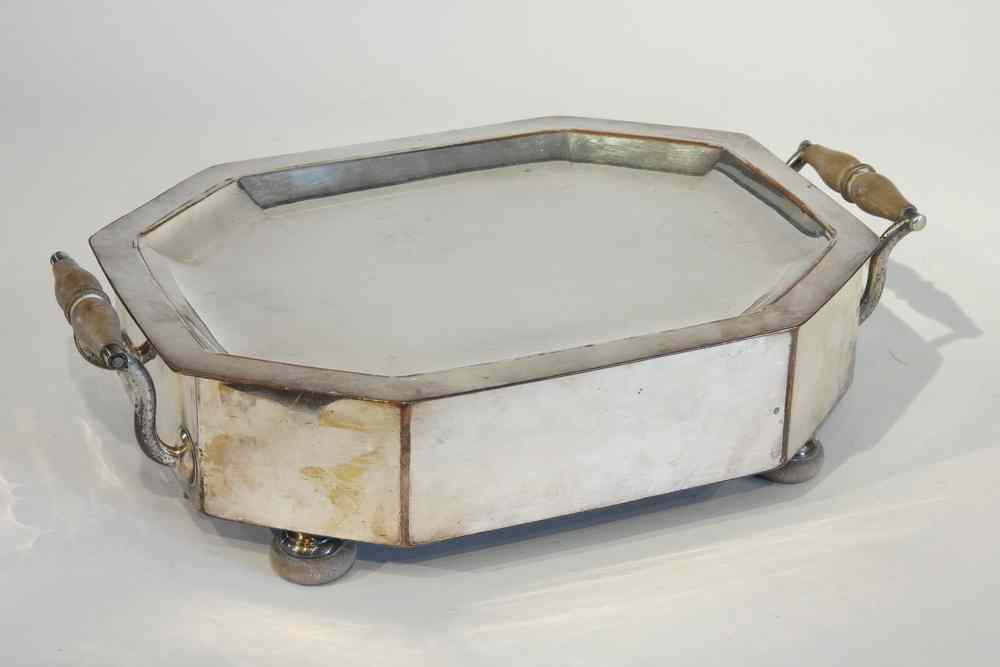 Appraisal: GEORGE III SHEFFIELD FOOD WARMER - Silverplate Hot Water Food