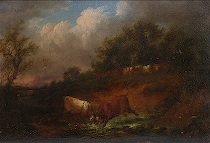 Appraisal: Unknown Artist Continental School late th early th Century Landscape