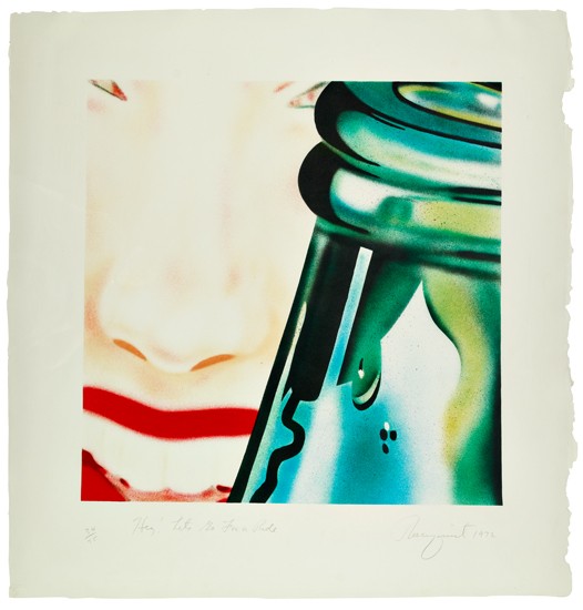 Appraisal: JAMES ROSENQUIST Hey Let's Go for a Ride Color lithograph