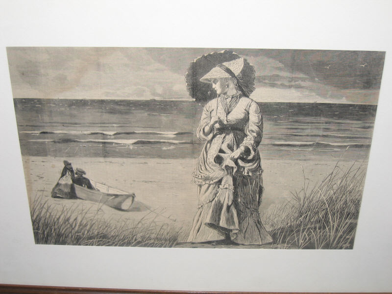 Appraisal: WINSLOW HOMER AMERICAN - Five illustrations from Harper's Weekly wood